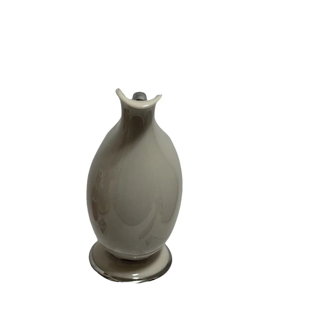 FRANCISCAN‎ HUNTINGTON CREAMER 8 OZ PLATINUM HANDLE & PLATINUM TRIM